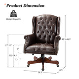 Esteban Vegan Leather Executive Office Chair