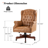 Esteban Vegan Leather Executive Office Chair