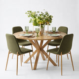 Oliver & Oslo 39" Round Dining Table Set for 4 (5-Piece)