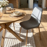 Oliver & Oslo 39" Round Dining Table Set for 4 (5-Piece)