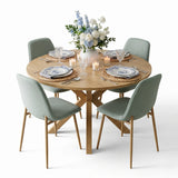 Oliver & Oslo 39" Round Dining Table Set for 4 (5-Piece)