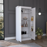 Varese Pantry Cabinet, Double Door, Five Shelves