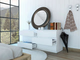 Tuhome Asteria 6 Drawer Double Dresser with Metal Handles, Spacious Storage, Modern Design for Bedroom or Living Room