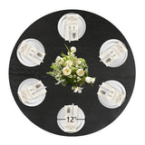 Orchid 60" Oak Round Pedestal Dining Table