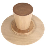 Orchid 60" Oak Round Pedestal Dining Table