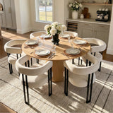 Mia Velvet Dining Chair with Arms (Set of 2)