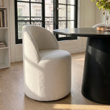 Orchid & Doris 52" Round Black Dining Table Set for 4 (5-Piece)