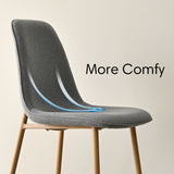 Oslo Modern Upholstered Dining Chair (Set of 4)