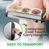 Food Warming Tray / Buffet Server / Hot Plate Warmer