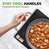 Electric Warming Tray / Food Warmer With Non-Stick Heat-Resistant Glass Plate (16.5'' X 11.0'' Heating Surface)