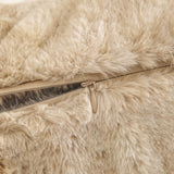 Ruched Rabbit Lumbar Pillow