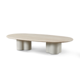 Porto Aluminum Pill Coffee Table 64"
