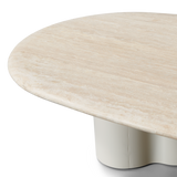 Porto Aluminum Pill Coffee Table 64"