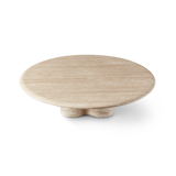 Porto Travertine Round Coffee Table