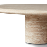 Porto Travertine Round Coffee Table