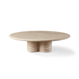 Porto Travertine Round Coffee Table