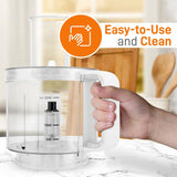 Food Processor Bowl, Cover And Pusher - Replacement Parts For Nutrichef Multifunction Food Processor Model Number: Ncfp8