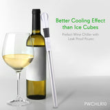 Premium 2 In 1 Stainless Steel Stylish & Sleek Wine Chill Rod With Pourer For Parties