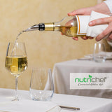 Premium 2 In 1 Stainless Steel Stylish & Sleek Wine Chill Rod With Pourer For Parties
