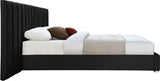 Pablo Elegant Velvet Bed with Chrome Legs - Chic Contemporary Design for a Luxurious Bedroom Retreat