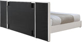 Pablo Elegant Velvet Bed with Chrome Legs - Chic Contemporary Design for a Luxurious Bedroom Retreat