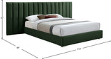 Pablo Elegant Velvet Bed with Chrome Legs - Chic Contemporary Design for a Luxurious Bedroom Retreat