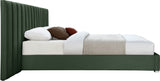 Pablo Elegant Velvet Bed with Chrome Legs - Chic Contemporary Design for a Luxurious Bedroom Retreat