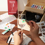 Wine Glass Painting Gift Set - Do it Yourself! - Wine Lover Gift