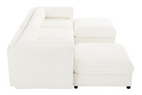 HARMONY 109" 3-Seater Sofa with 2 Ottomans