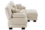 CLOUDIES 94" Loveseat with 1 Ottoman