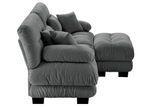 CLOUDIES 94" Loveseat with 1 Ottoman