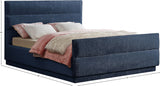 Paxton Chenille Fabric Queen Bed - Luxurious Cozy Design with Tufted Headboard for Elegant Bedrooms
