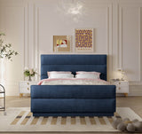 Paxton Chenille Fabric Queen Bed - Luxurious Cozy Design with Tufted Headboard for Elegant Bedrooms