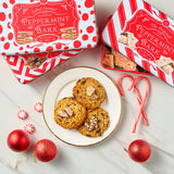 Dark Chocolate Premium Peppermint Bark - 450G Holiday Bark Assorted Squares