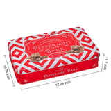 Dark Chocolate Premium Peppermint Bark - 450G Holiday Bark Assorted Squares