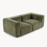 Philo Chenille Low Profile Modular Sofa (Loveseat)