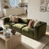 Philo Performance Velvet Low Profile Modular Sofa (3-Seater)