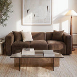 Philo Performance Velvet Low Profile Modular Sofa (3-Seater)