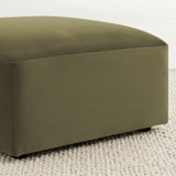 Philo Performance Velvet Low Profile Modular Sofa (3-Seater)