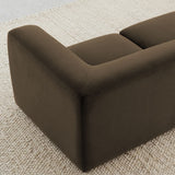 Philo Performance Velvet Low Profile Modular Sofa (3-Seater)