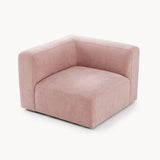 Philo Blush Pink Low Profile Modular Corner Chair
