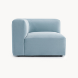 Philo Performance Velvet Low Profile Modular Corner Chair