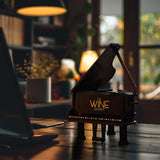 Piano Shaped Whiskey & Wine Decanter - 25OZ Pianist Instrument Unique Decanter Set