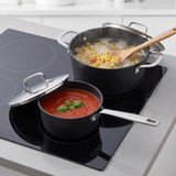 4-Piece Pot Set with Lids