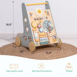 ROBUD Wooden Baby Push Walker - Forest Vitality