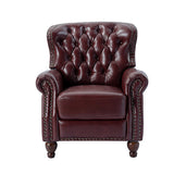 Gabrielle Genuine Leather Oversized Living Room Recliner