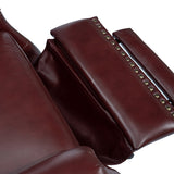 Gabrielle Genuine Leather Oversized Living Room Recliner