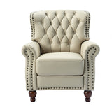 Gabrielle Genuine Leather Oversized Living Room Recliner