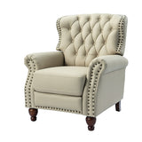Gabrielle Genuine Leather Oversized Living Room Recliner