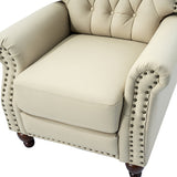 Gabrielle Genuine Leather Oversized Living Room Recliner